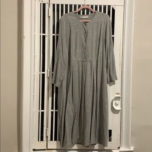 Zara grey midi dress